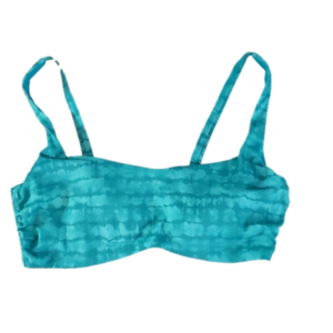 ATHLETA Bra Cup Square Neck Printed Bikini Top